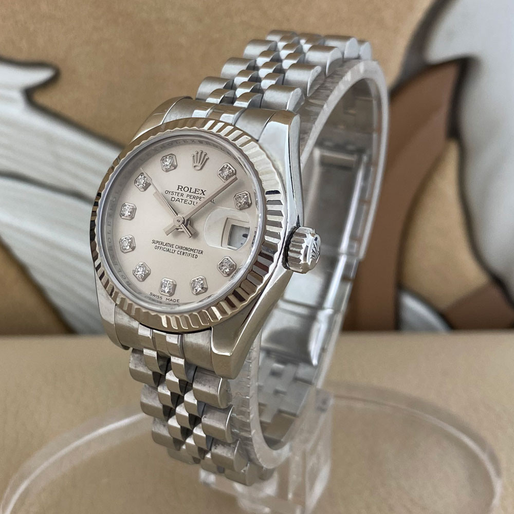 Rolex con deals brillantini nel quadrante